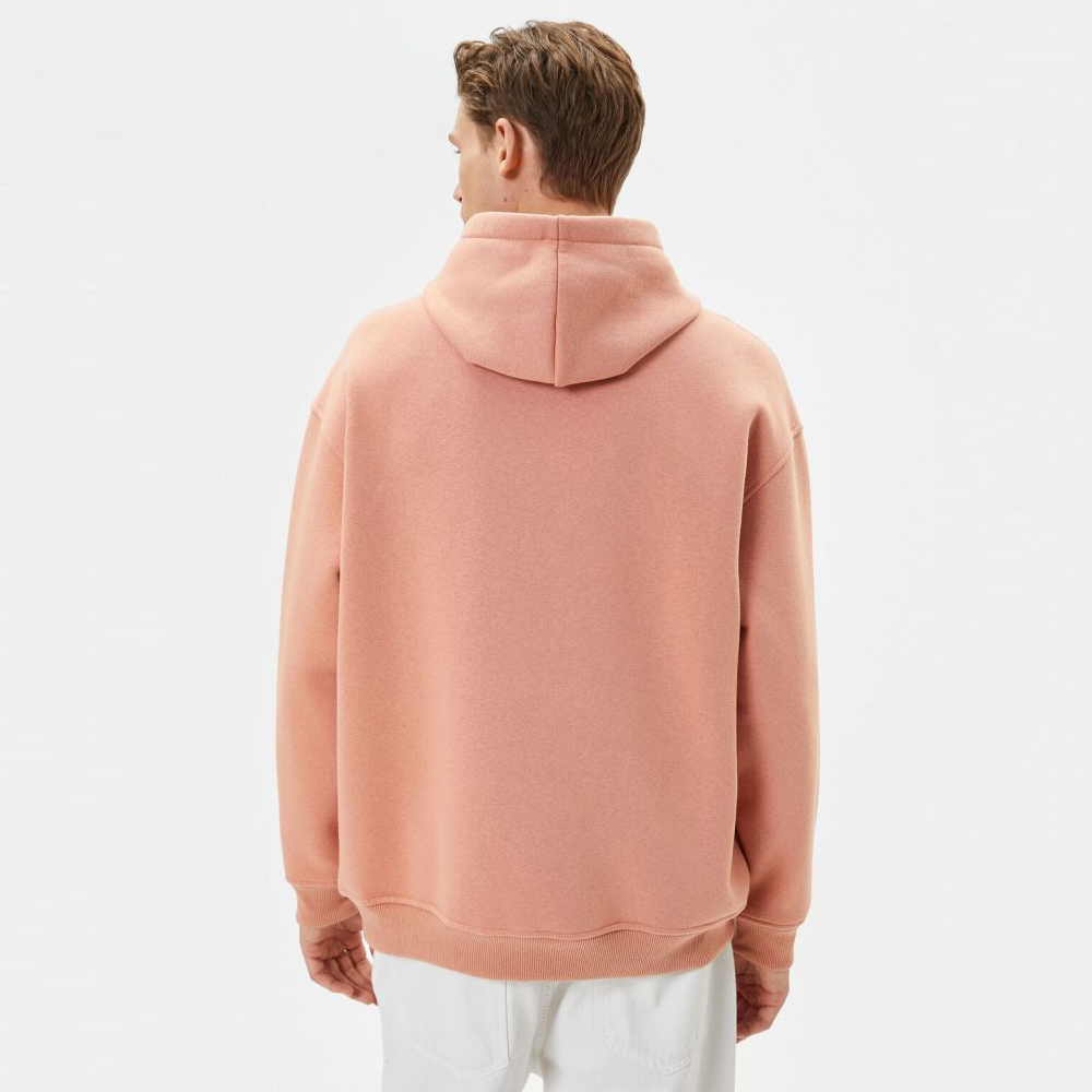 Oversize Hooded Sweatshirt With Stitching Detail Long Sleeve